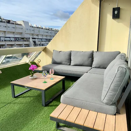 Luxuria - Heliopolis C - Sauna Infrarouge - Clim - Parking - Village Naturiste - Vue - Histoire De Cles