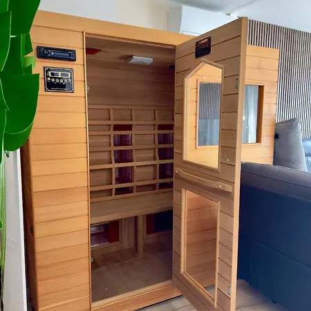 Luxuria - Heliopolis C - Sauna Infrarouge - Clim - Parking - Village Naturiste - Vue - Histoire De Cles Apartman *